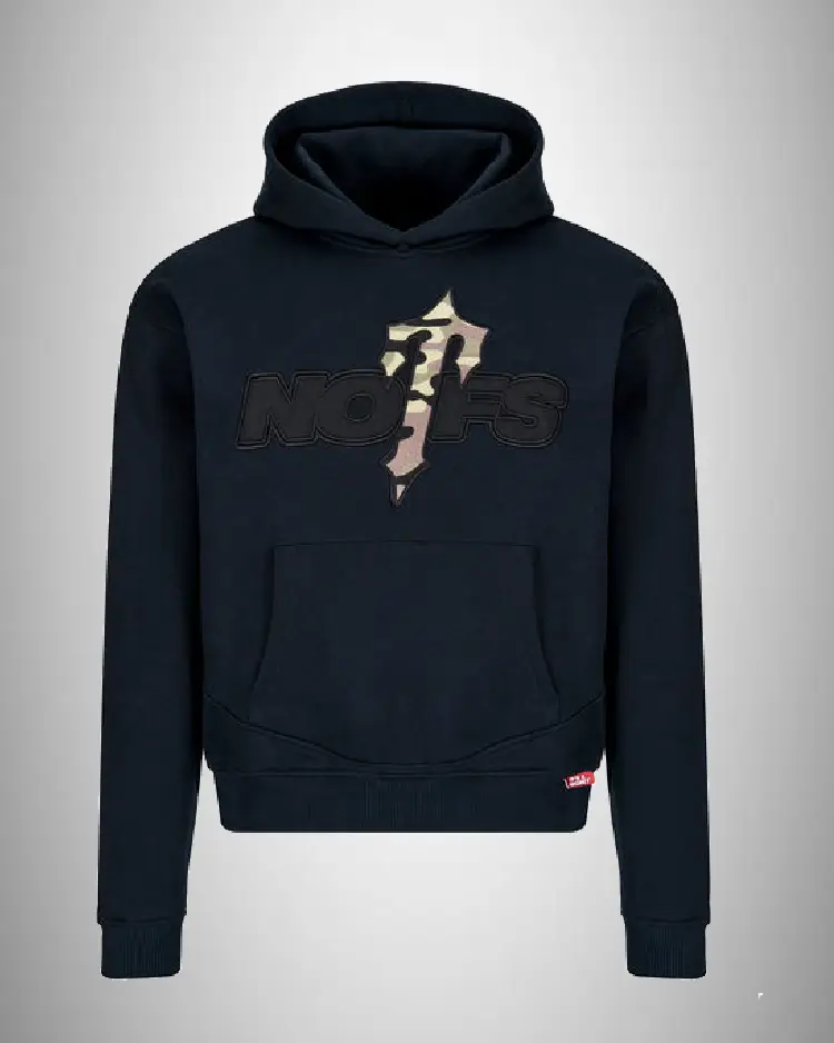 Black Camo Nofs X Trapstar Hoodie Black Camo Nofs X Trapstar Hoodie