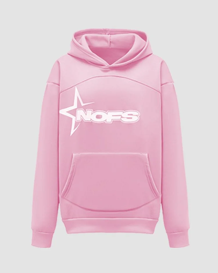NOFS PINK HOODIE NOFS PINK HOODIE