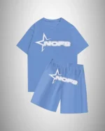NOFS Short With T Shirt Summer Set Sky Blue