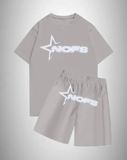 NOFS Summer T-Shirt With Short In Grey
