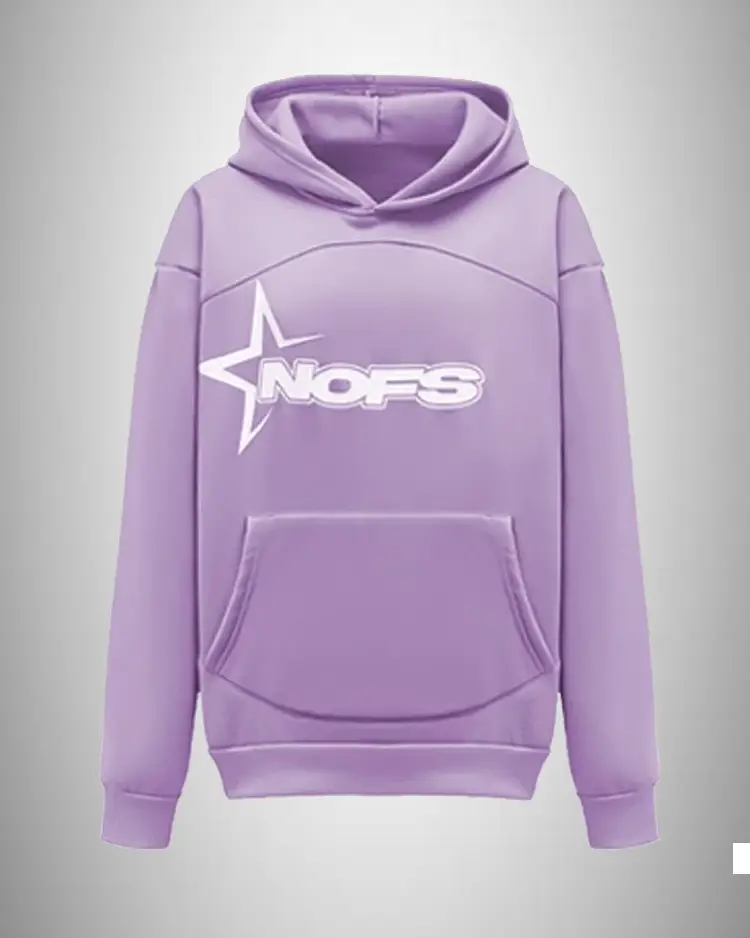 PURPLE NOFS HOODIE PURPLE NOFS HOODIE