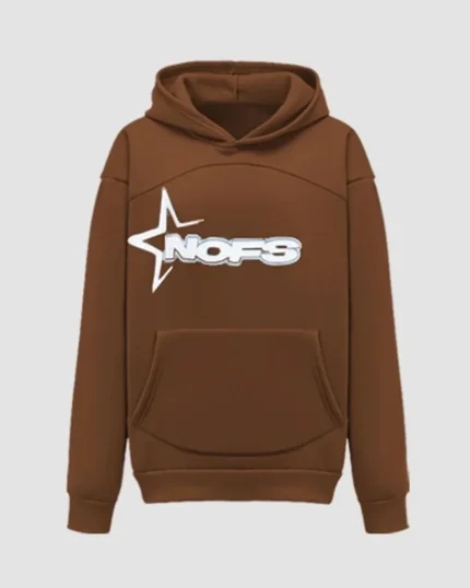 BROWN NOFS HOODIE